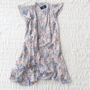 Abercrombie & Fitch White Print Tie Dress M NWT